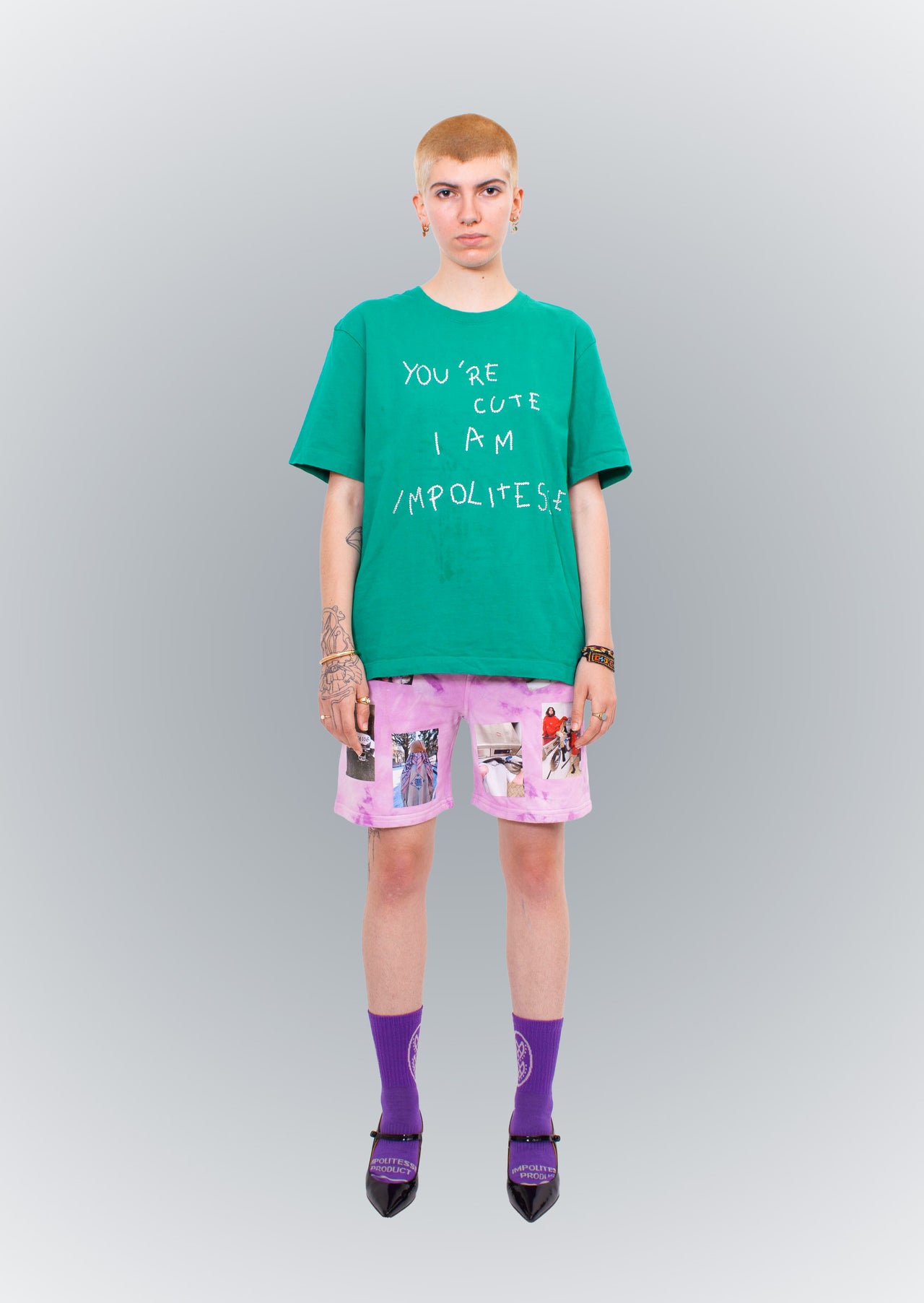 SHORT PODIO ROSE