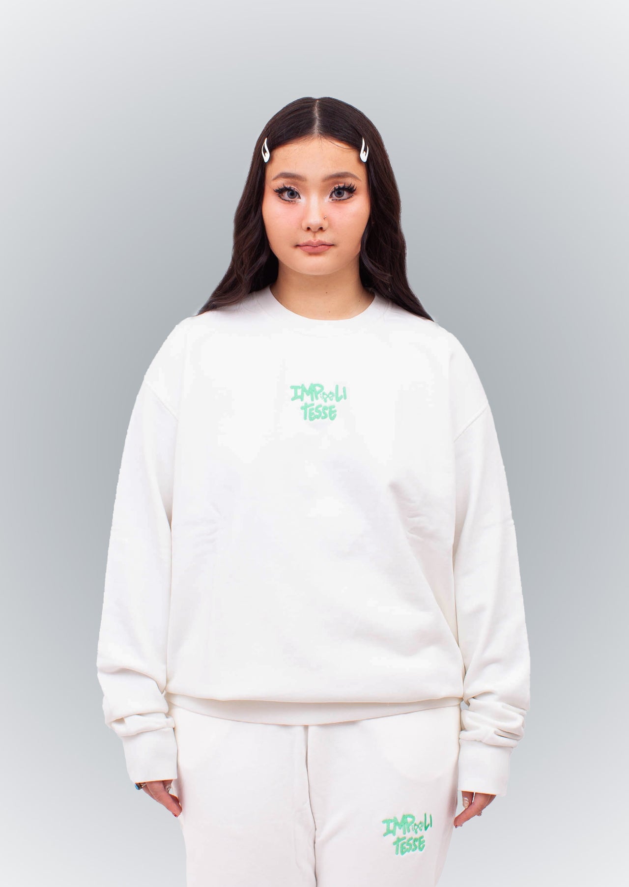 SWEATSHIRT TRASH BRODERIE