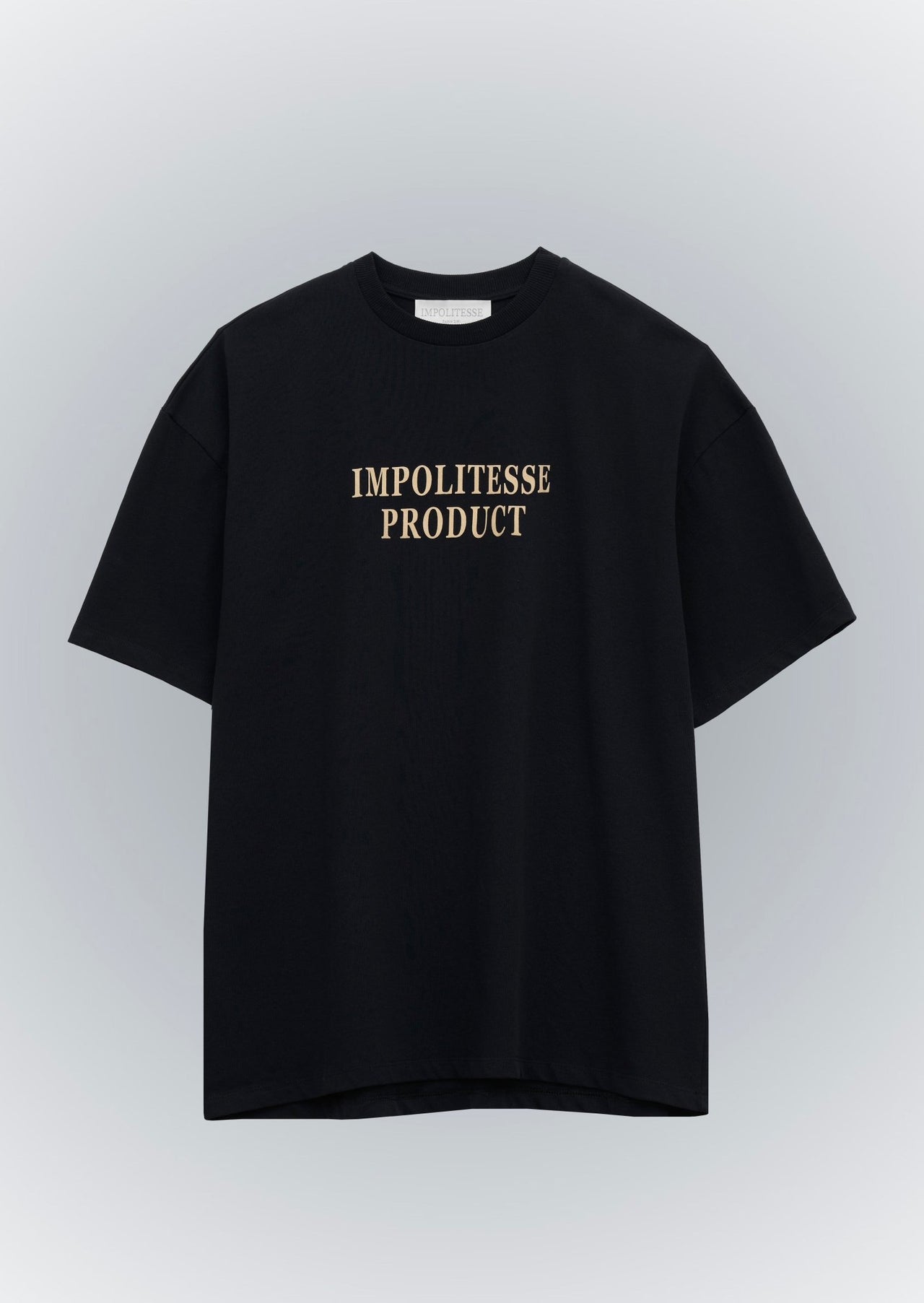 BLACK IMPOLITESSE PRODUCT T-SHIRT - IMPOLITESSE