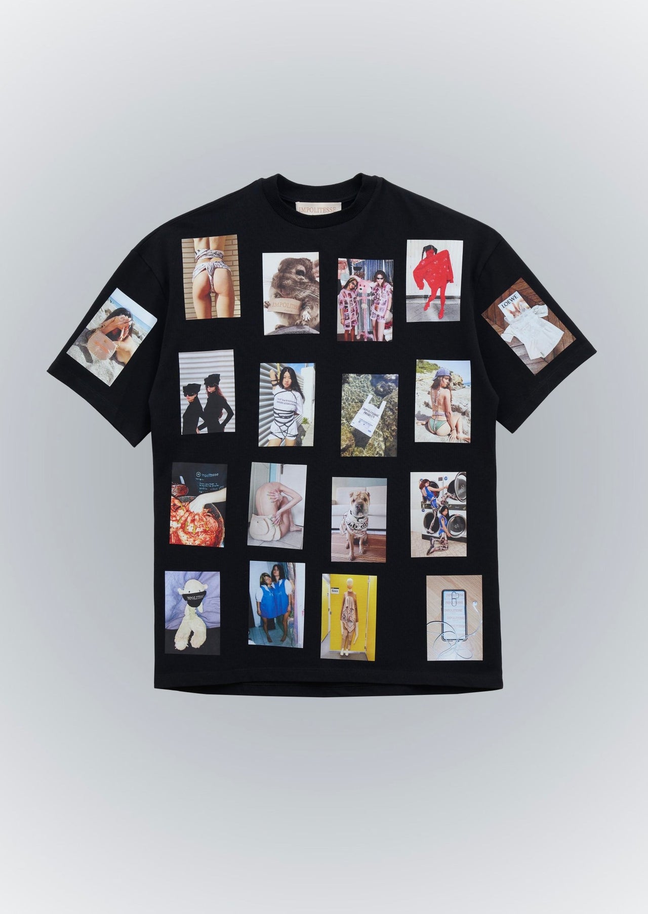 BLACK PODIO T-SHIRT - IMPOLITESSE