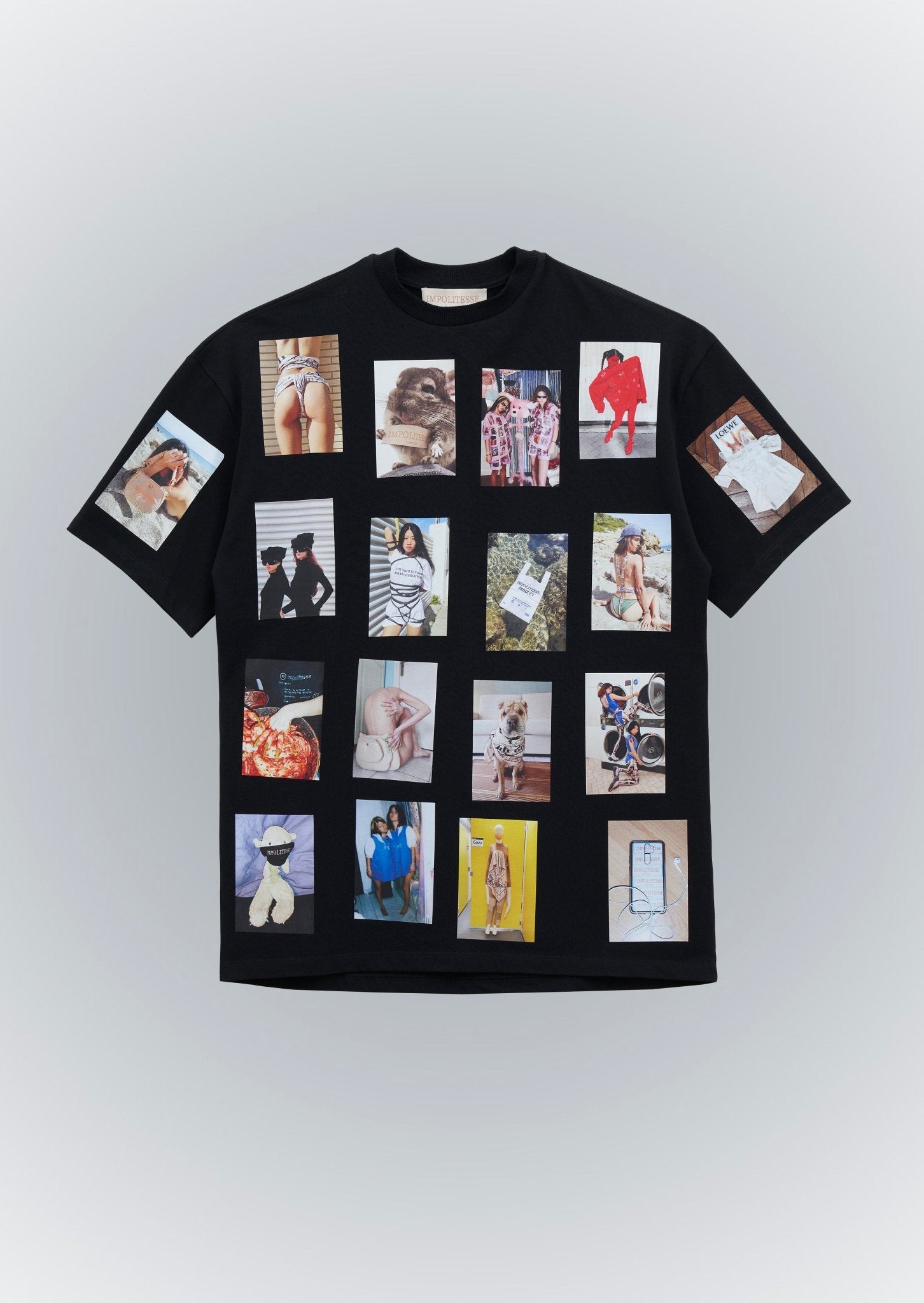 BLACK PODIO T-SHIRT - IMPOLITESSE