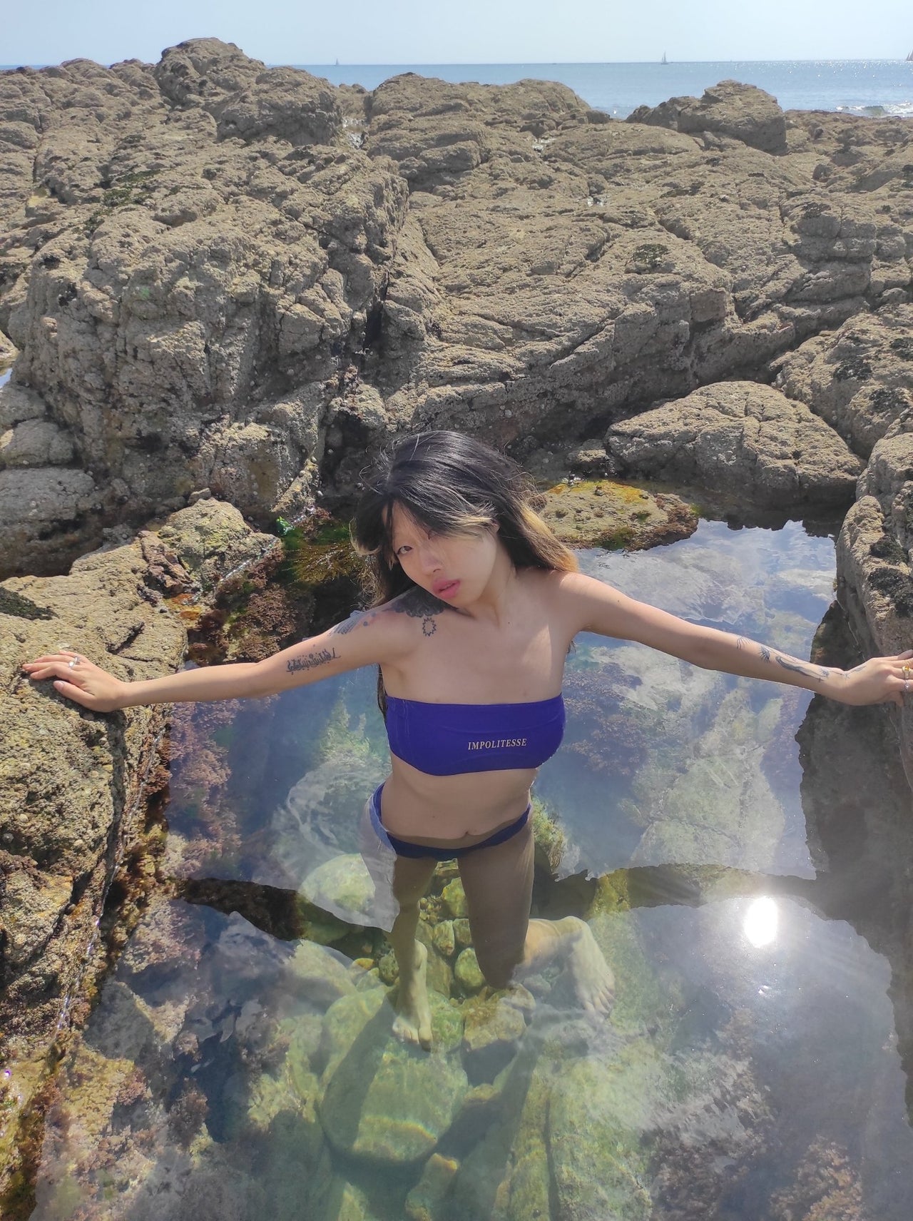 IMPOLITESSE BIKINI TOP BLUE LAGOON - IMPOLITESSE