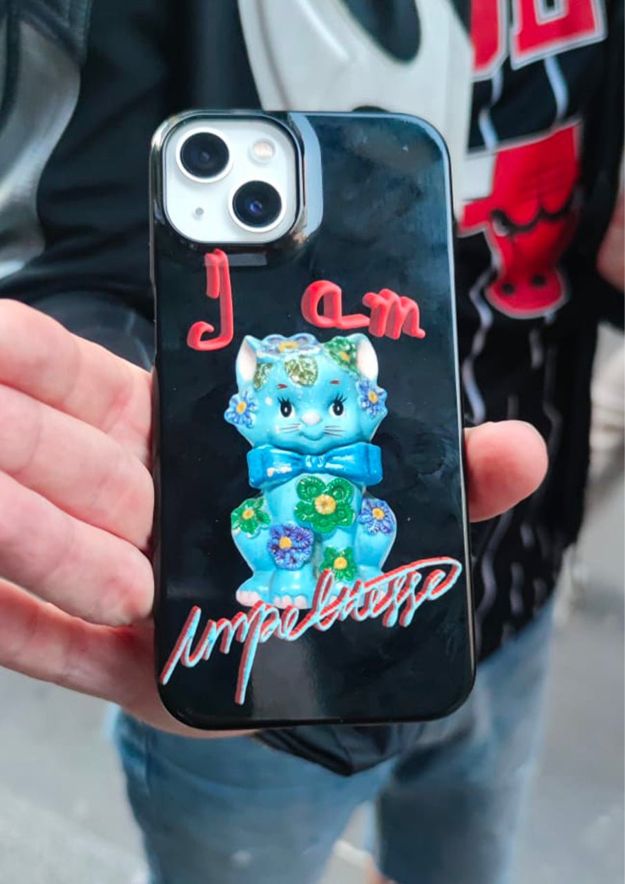 JET BLACK IMPOLICATESSE PHONE CASE - IMPOLITESSE