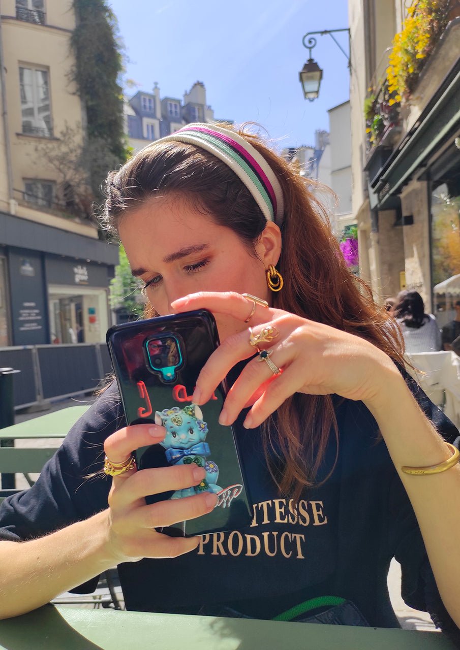 JET BLACK IMPOLICATESSE PHONE CASE - IMPOLITESSE