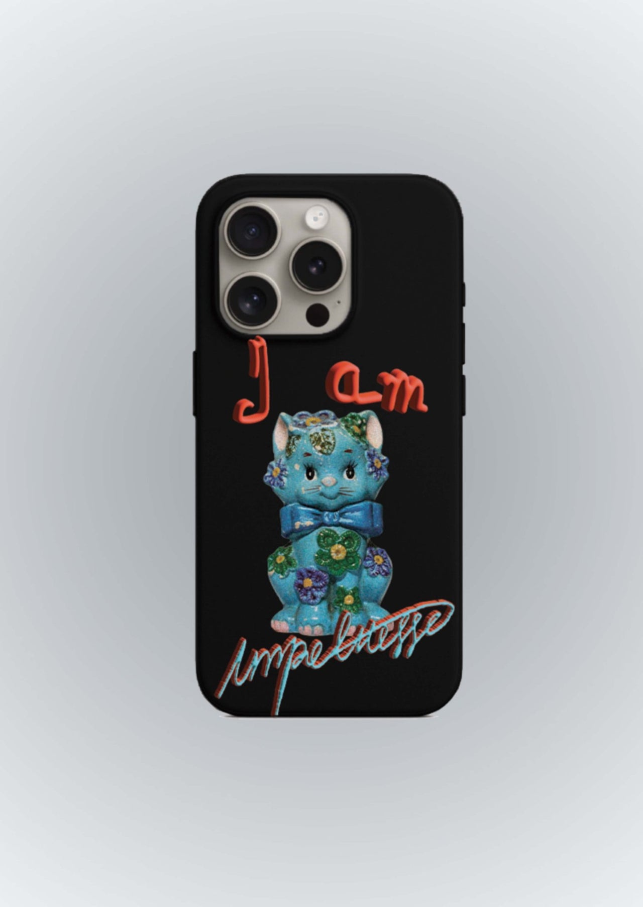 JET BLACK IMPOLICATESSE PHONE CASE - IMPOLITESSE